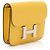 Hermès Portafoglio Slim Constance in pelle Evercolor Hermes Giallo - vista 2