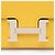 Hermès Portafoglio Slim Constance in pelle Evercolor Hermes Giallo - vista 9