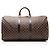 Louis Vuitton Damier Ebene Keepall Bandouliere 55 Duffle Marrom - vista 3