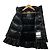 Autre Marque Double Standard Clothing Kunstleder-Daunenweste Schwarz - Ansicht 3