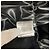 Autre Marque Double Standard Clothing Kunstleder-Daunenweste Schwarz - Ansicht 9