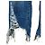Stella Mc Cartney Pantalones vaqueros cortos Destroyed Stella McCartney Azul - vista 4