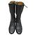 Chloé Bottines en cuir Chloe Noir - vue 5