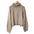 Autre Marque EMMEL REFINES Turtleneck Knit Sweater Brown