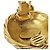 Chanel Vintage CC Round Clip-On Metal Small Golden - Ansicht 4