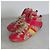 Christian Dior Sneaker alte Dior Monogram in pelle rossa e tela Rosso Beige - vista 2