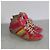 Christian Dior Sneaker alte Dior Monogram in pelle rossa e tela Rosso Beige - vista 4