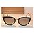 Occhiali da sole Burberry B4316 con aste check Marrone Nero - vista 2