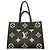 Louis Vuitton Monogram Empreinte OnTheGo MM Tote Bag Schwarz Beige