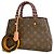 Sac à main Louis Vuitton Monogram Montaigne BB Marron
