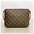 Bolsa de Ombro Louis Vuitton Monogram Musette Tango Marrom - vista 10