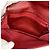 Pouch in pelle bicolore Chanel Rosso - vista 4