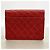 Pouch in pelle bicolore Chanel Rosso - vista 8