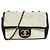 Sac à épaule Chanel Matelassé Noir Blanc