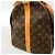 Louis Vuitton Boston Monogram Keepall Bandoulière 55 Marrom - vista 8