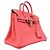Hermès Sac à main Hermes Birkin 25 Rose - vue 2