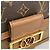 Louis Vuitton Monogram Reverse Dauphine MINI Shoulder Bag Brown - view 9