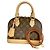 Bolso de mano Louis Vuitton Alma BB Monogram Castaño
