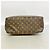 Sac à main Louis Vuitton Monogram Deauville Marron - vue 3