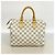 Borsa Louis Vuitton Damier Azur Speedy 25 Bianco - vista 10