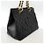 Saco Tote Chanel em couro de bezerro granulado preto - vista 2