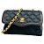 Bolsa de Ombro Chanel Matelassé com Corrente Preto