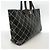 Saco Tote Chanel em couro Black Wild Stitch Preto - vista 2