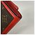 Louis Vuitton Monogram Portefeuille Flore Compact Wallet Rosso - vista 5
