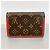Louis Vuitton Monogram Portefeuille Flore Compact Wallet Rosso - vista 9
