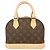 Sac à main Louis Vuitton Alma BB Monogram Marron - vue 9
