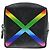 Louis Vuitton Box Pouch Bag Charm and Belt Charm Rainbow Monogram Eclipse Canvas Nero