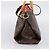 Louis Vuitton Pallas Monogram Canvas with Leather MM Castaño - vista 4