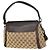 Gucci Techno Horsebit Flap Hobo Leather Medium Beige - vista 2