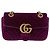 Gucci GG Marmont Matelassé Velvet Small Porpora