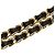 Chanel Chocolate Bar Mademoiselle Lock Chain Quilted velvet Nero - vista 6