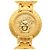 Medusa Relógio de pulso Versace banhado a ouro quartz