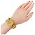 Medusa Relógio de pulso Versace banhado a ouro quartz - vista 2