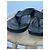 Louis Vuitton Sandali Thong in Pelle Nera Nero - vista 10