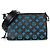 Louis Vuitton Triangle Messenger Blue Tuffetage Umhängetasche Braun Blau