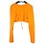 Jacquemus Top Cropped Laranja com Recortes