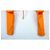 Jacquemus Top Cropped Laranja com Recortes - vista 4