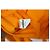 Jacquemus Top Cropped Laranja com Recortes - vista 7