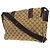 Sac Messenger Gucci Boucle GG Canvas Medium Beige - vue 2