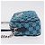 Gucci GG Marmont Multicolor Diagonal Quilted GG Canvas Small Blau - Ansicht 4