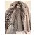 Burberry Shearling und Lammleder Jacke mit Gürtel Grau - Ansicht 4