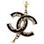 Chanel CC Halskette Kunstperlen und Metall Lang Golden - Ansicht 7