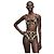 Conjunto de Bikini Hermès Gioda Negro Blanco Dorado