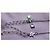 Autre Marque Collana Dior in metallo argentato con pendenti stella, fiocco e CD Argento - vista 5