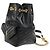 Autre Marque Saint Laurent Joe Bucket Matelasse Chevron Leather Mini Nero - vista 3