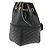 Autre Marque Saint Laurent Joe Bucket Matelasse Chevron Leather Mini Nero - vista 4